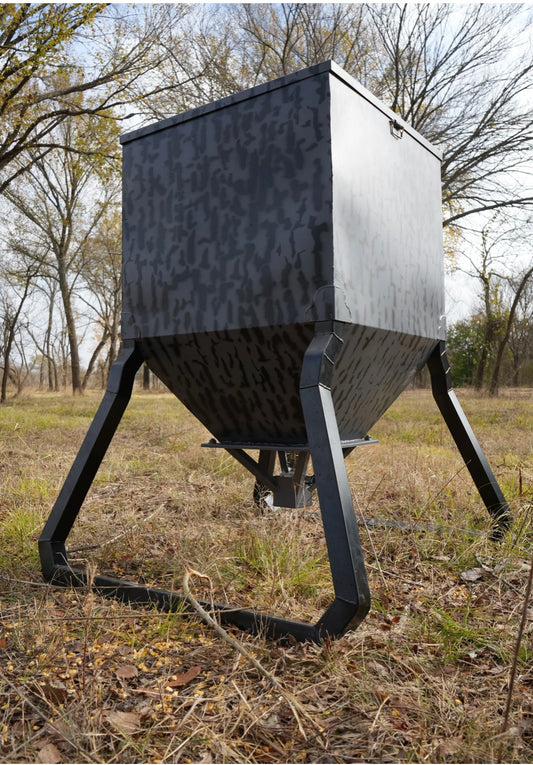 Monarch 600 lb. Automatic Deer Feeder | Solar Powered Corn Feeder